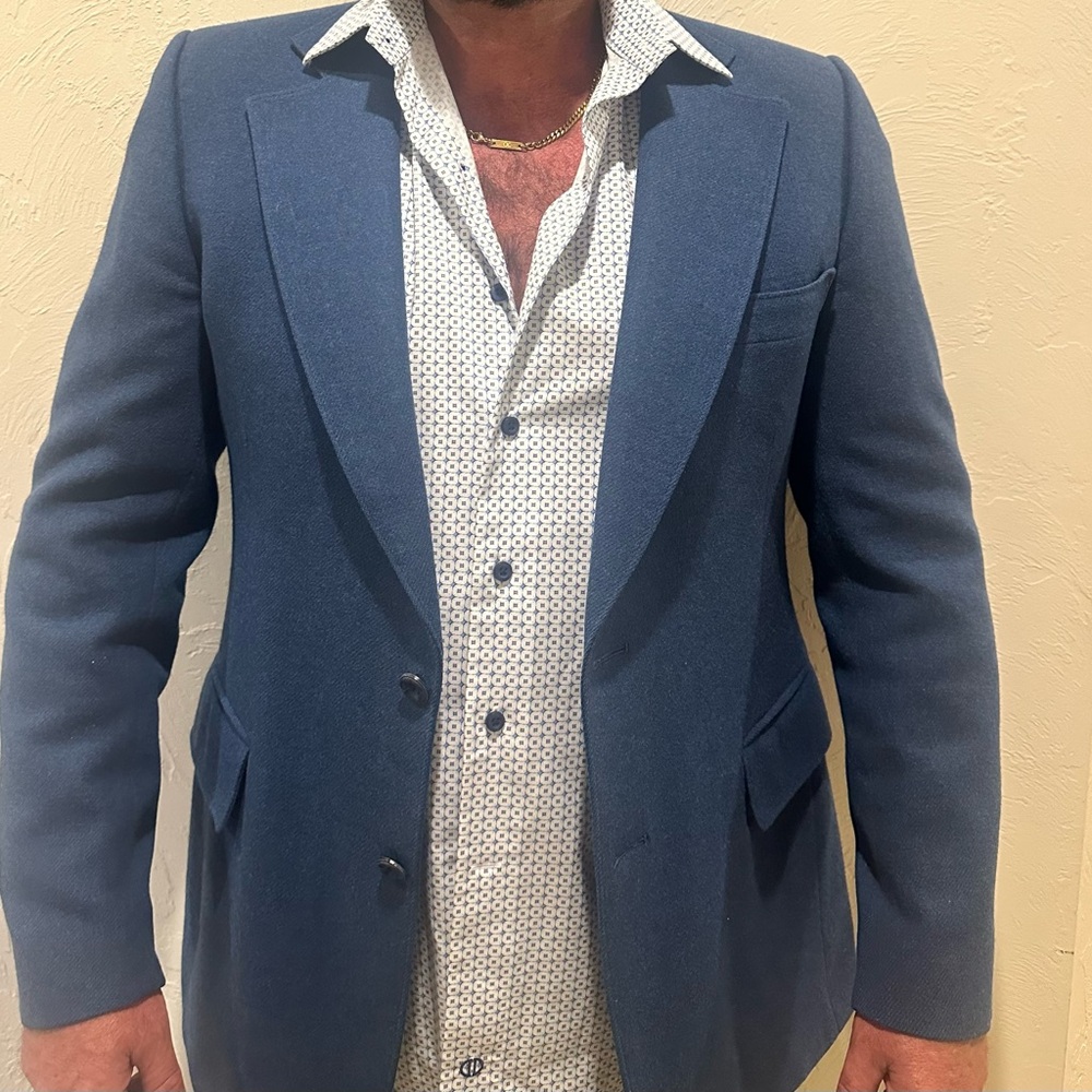 Men’s Blazer- John Hampton Vintage - Blue